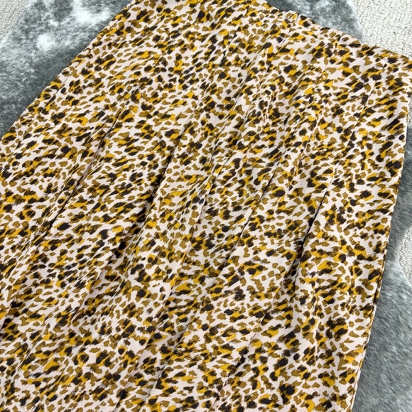 Ann Taylor Leopard Midi Skirt - Picture 4 of 10